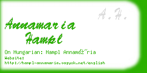 annamaria hampl business card